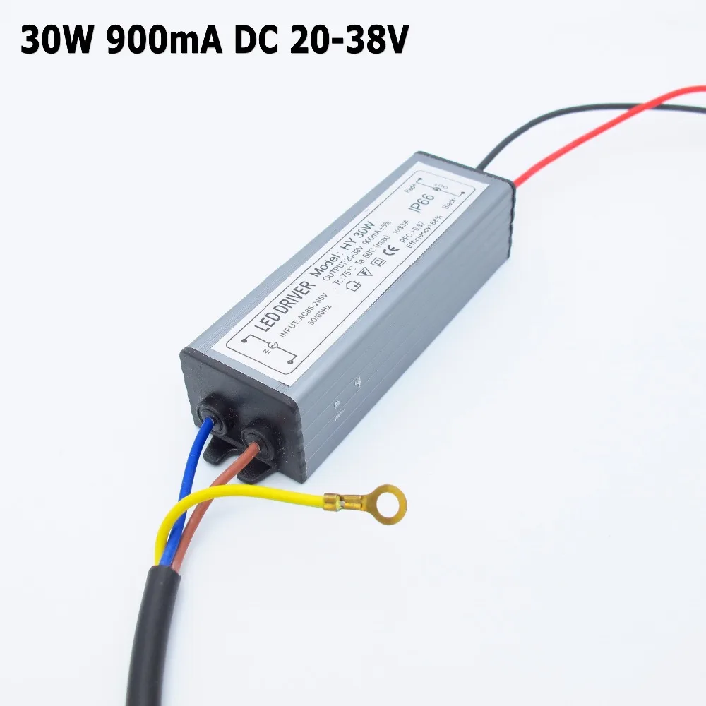 Enough Power Waterproof 10W 20W 30W 50W LED Driver for High Power LED Chip COB SMD LED Beads For Floodlight Spotlight