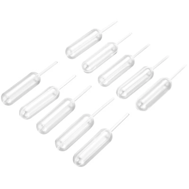 50 Pcs/pack Ice Cream Jelly Milkshake Droppers Straw Dropper For Cake Disposable Straw Injector For Cupcake Dessert Baking Tools