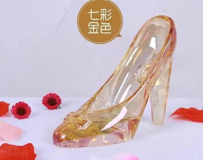 Cinderella crystal high-heeled glass shoes valentine's girlfriend girlfriends birthday gifts for Christmas