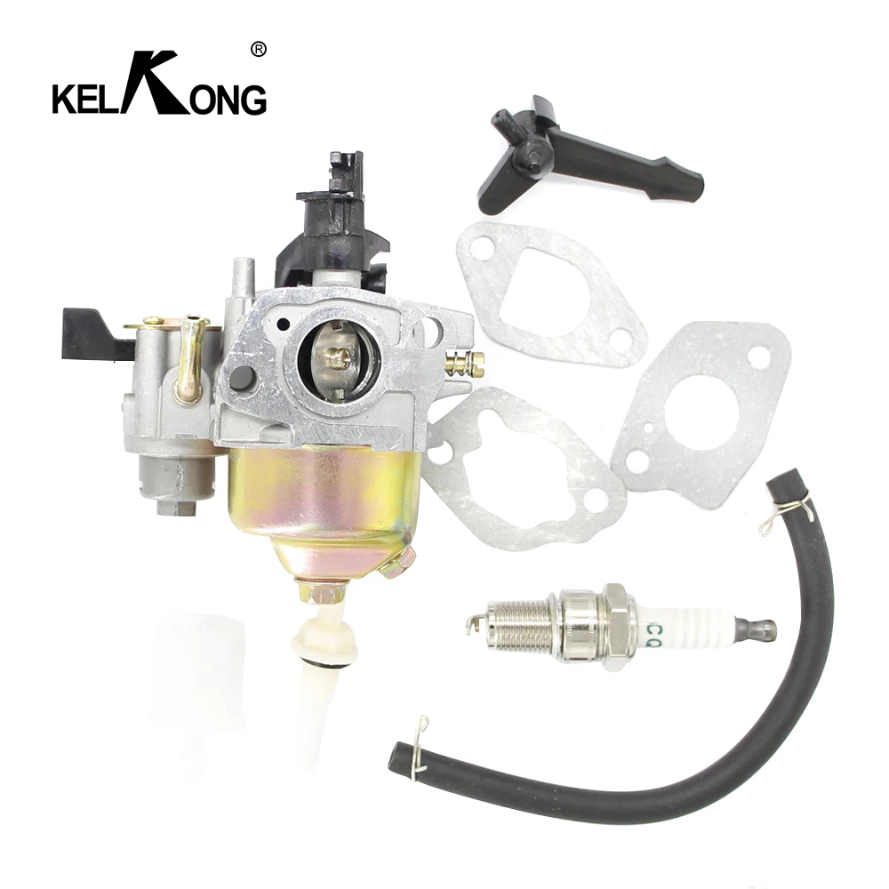 KELKONG Carburetor For Honda GX120 Gx160 5.5hp GX200 6.5hp 168F Lawn Mower With Air Filter Gasket Oil Pipe Kit