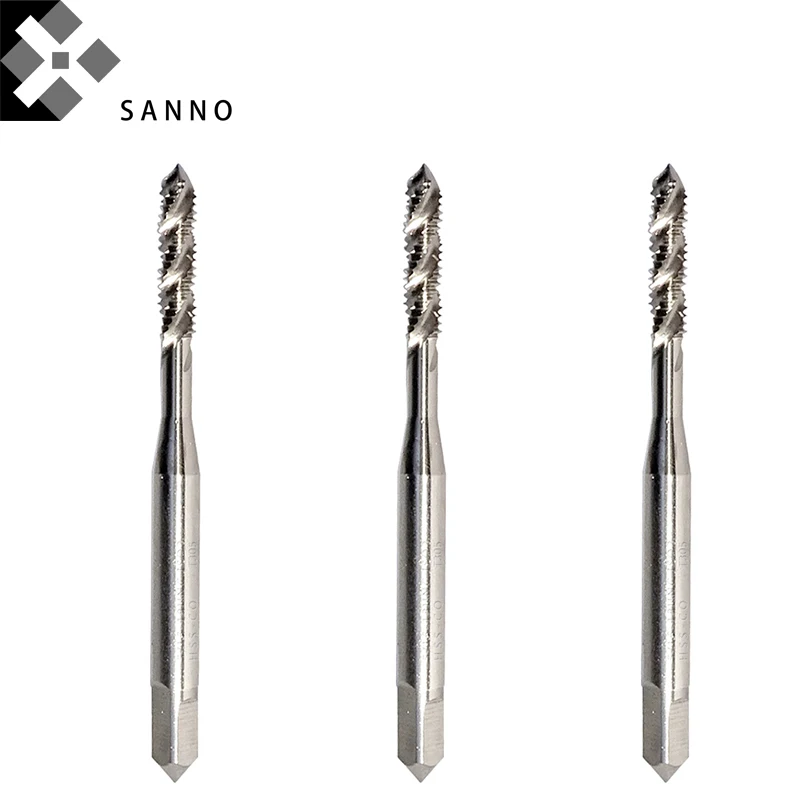 3pcs  High speed steel machine processing screw tap imperial standard cnc HSS crude screw thread tapping