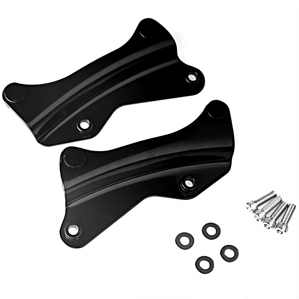 Black 4 Point Docking Hardware Kit For Harley Street Glide Road Glide Road King FLHX FLH/T FLHR 14 15 16 17 18 19 20 21 22 23