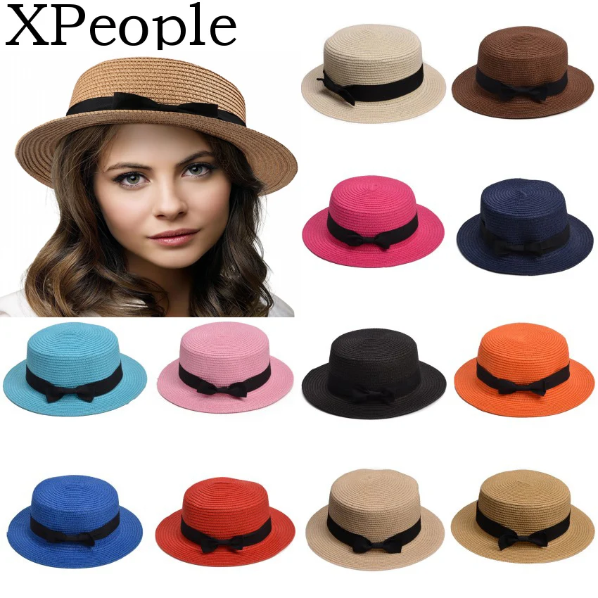 Sun Hat Kids Hat Summer Cap Straw Hat Women Summer Mini Brim Floppy Fedora Beach Cap