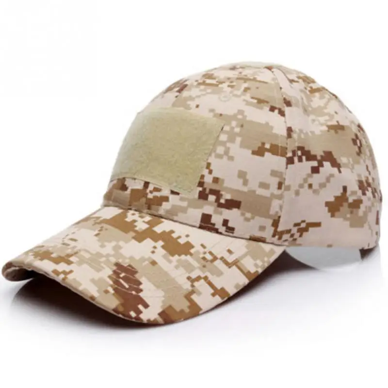 Snapback Camouflage Cap Winter Tactical Hat Patch Army Tactical Baseball Hiking Caps Unisex ACU CP Desert Cobra Camo Hat For Men