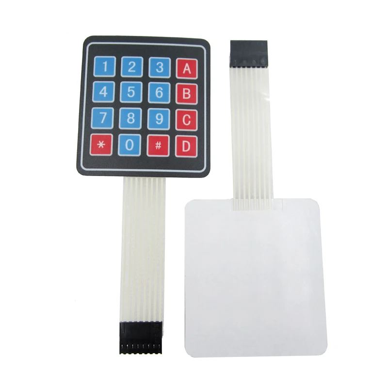 

HAILANGNIAO 20PCS New 4*4 Matrix Array/Matrix Keyboard 16 Key Membrane Switch Keypad 4x4 Matrix Array