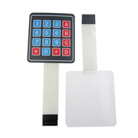 HAILANGNIAO 20PCS New 4*4 Matrix Array/Matrix Keyboard 16 Key Membrane Switch Keypad 4x4 Matrix Array