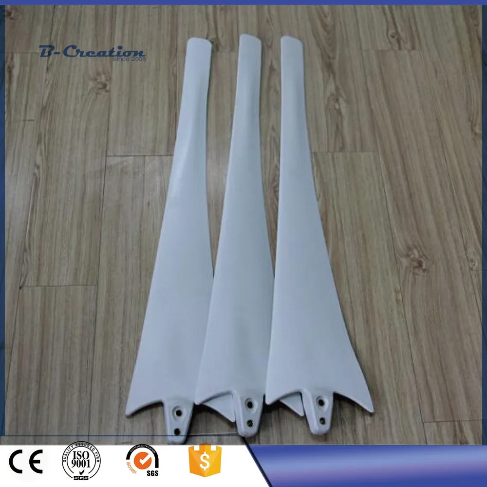 

750mm Nylon Fiber White blade for DIY The 500w 600w horizontal axis wind turbine/wind generator