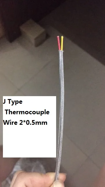 J Type 2*0.5mm  Thermocouple wire