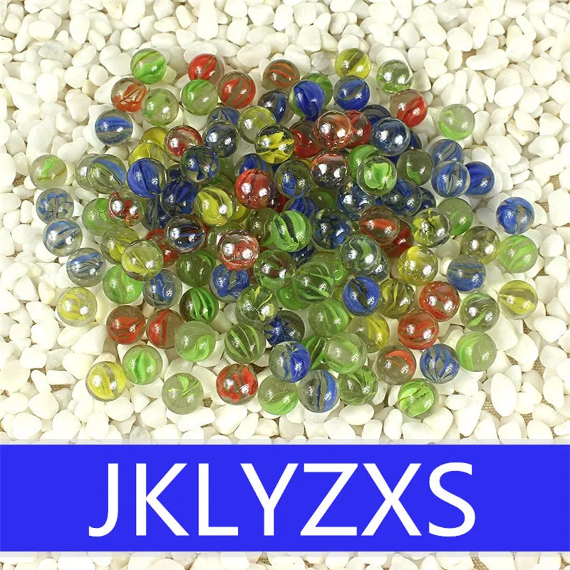 100% brand new and high quality. 14MM 50pcs Glass Marbles Glass Bead Marbles Children's Toys image 3