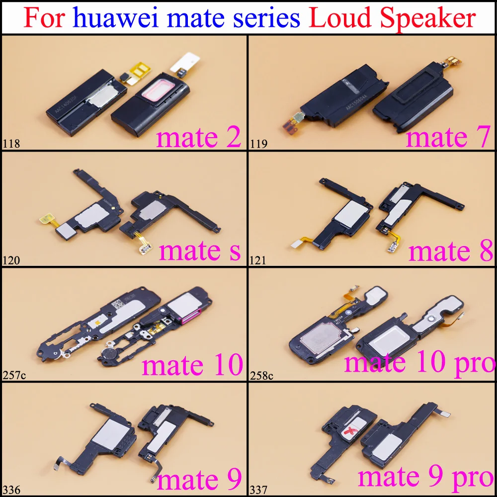 

YuXi Loud Speaker Flex For Huawei Mate 2 S 7 8 9 10 9PRO 10PRO Phone Loud Speaker Sound Buzzer Ringer Flex Cable