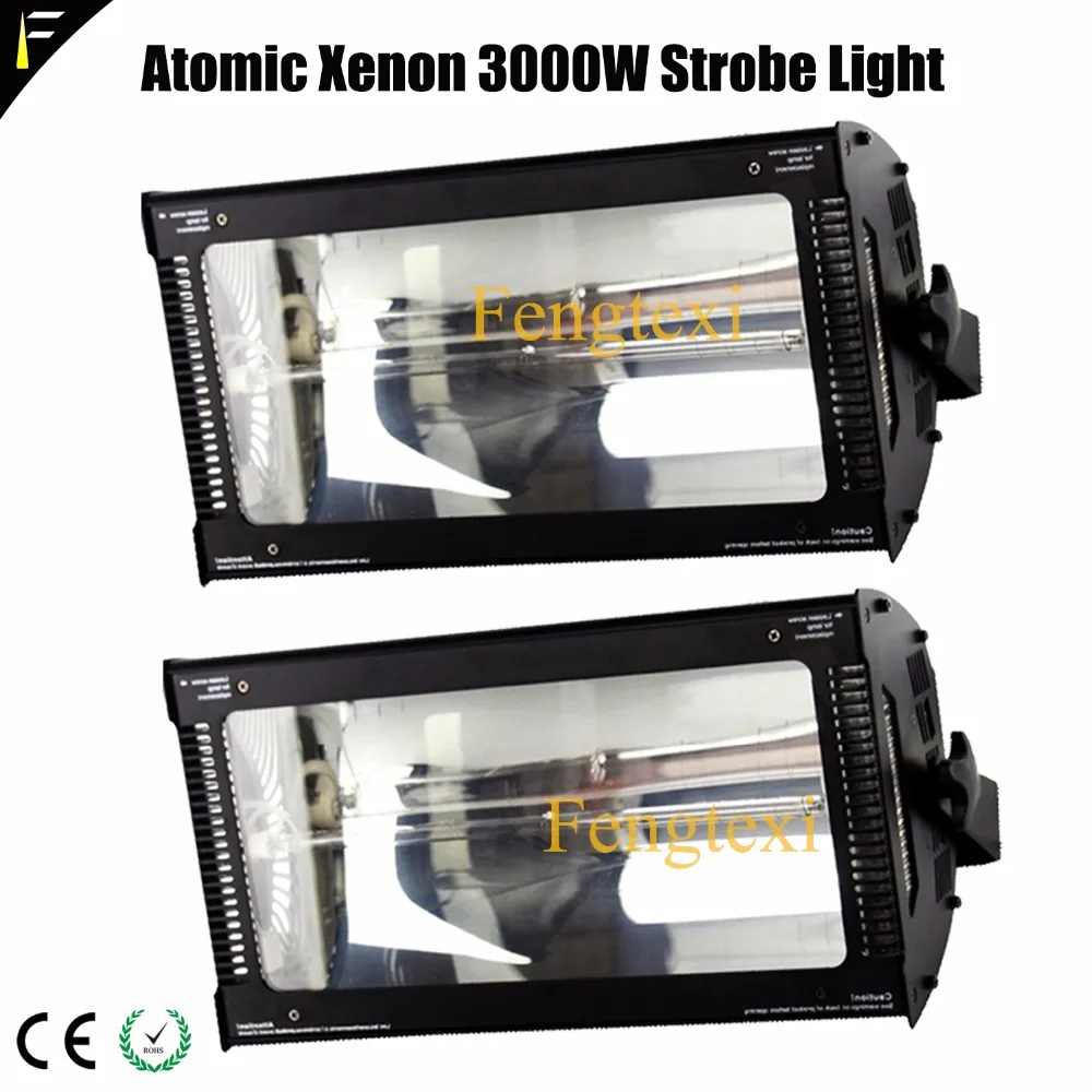 

High impact Strobing Atomic 3000 DMX Strobe Light XOP 3000 w Xenon Lamp Continuous Blinder Effect with Auto Fade