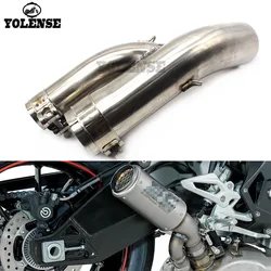 For BMW S1000RR S1000R S1000 RR R 2017 2018 Motorcycle Exhaust Pipe Exhaust Middle Parts Mid System Tube