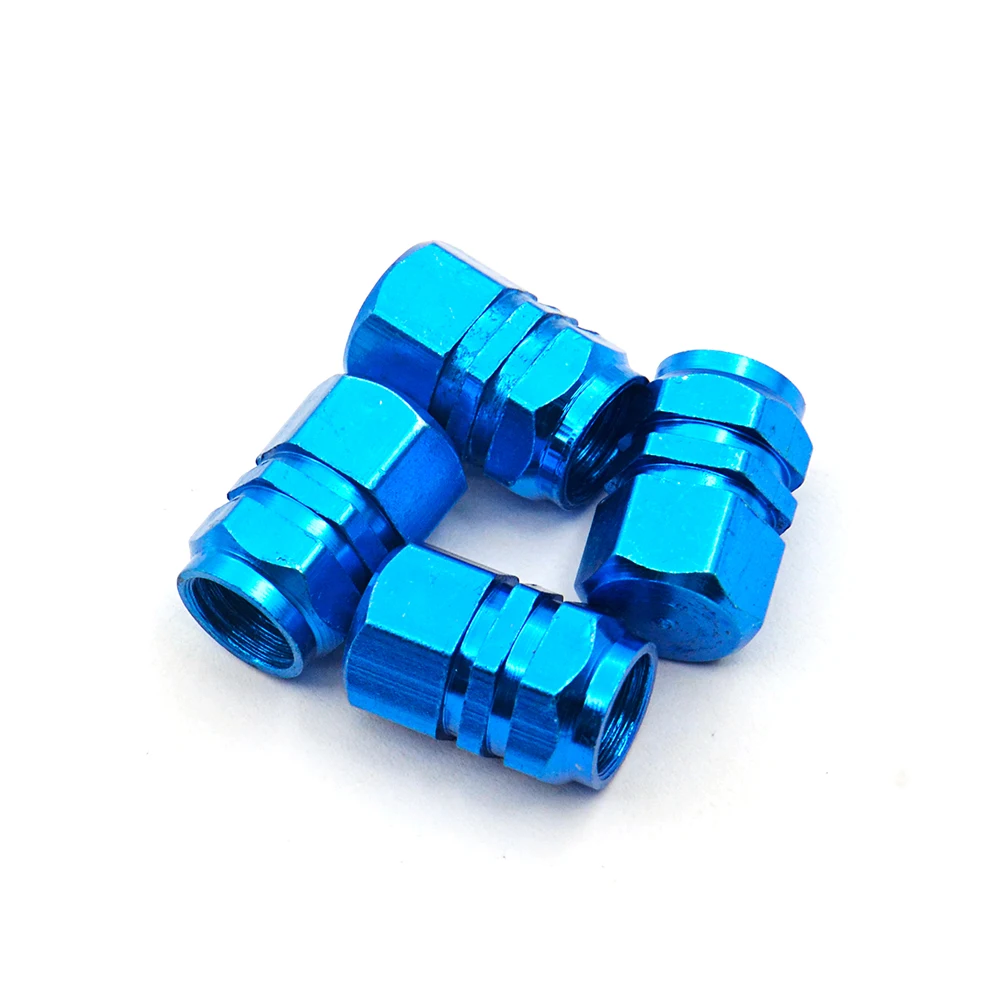 4 pc/lot Universal Aluminum Car Truck Bike Motorcycle Tyre Tire Valve Core Caps Wheel Valve Stem Cap Dust Cover