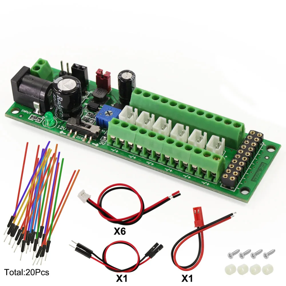 1 Unit Power Distribution Board Self-adapt Power Distributor+Accessories LED Light Hub PCB012