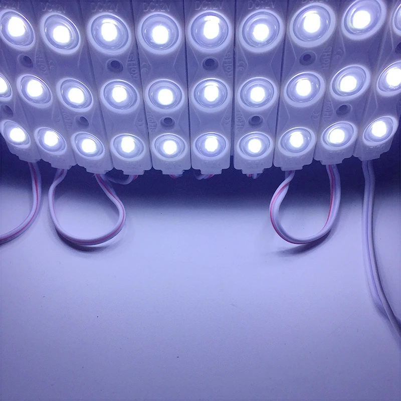 Imagem -05 - Módulo Led para Publicidade Sinal e Canal Carta Ip65 Ângulo de Feixe Largo com Lente Loja Banner Mais Brilhante 1000 Peças Dc12v 1.5w 2835