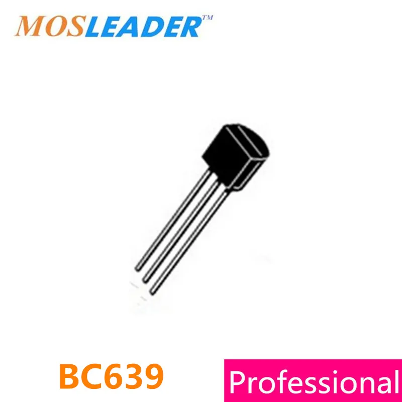 

Mosleader DIP BC639 TO92 1000 шт NPN 80В 1A высокое качество