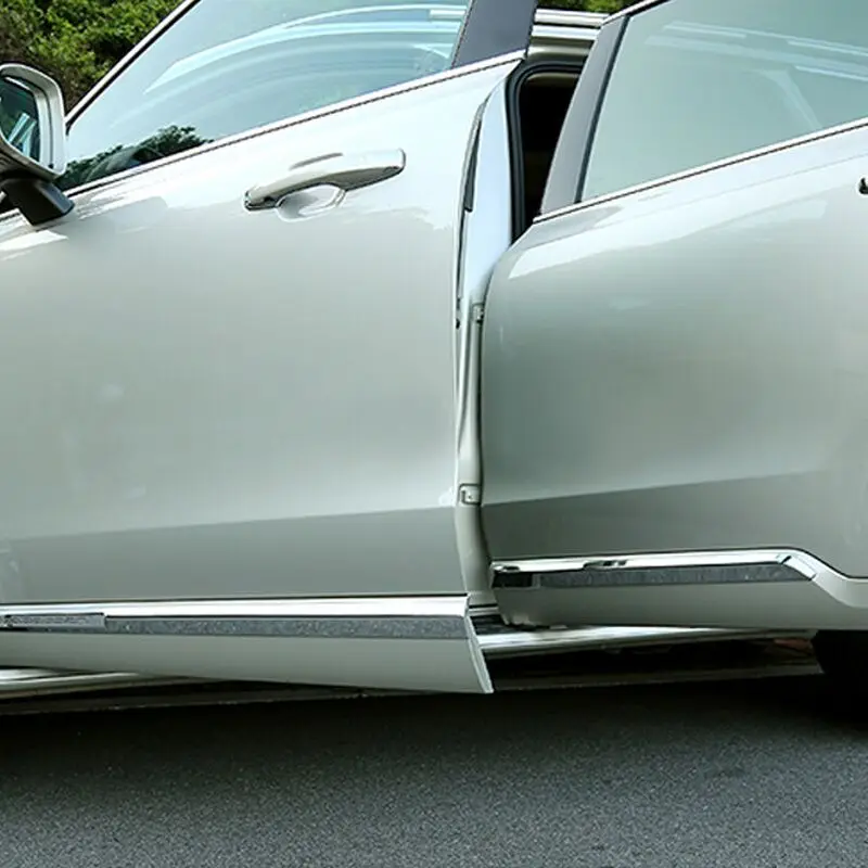 Car Accessories For Volvo XC90 2015 2016 2017 2018 2019 2020 ABS Chrome Side Door Body Molding Strips Cover Trim 4pcs