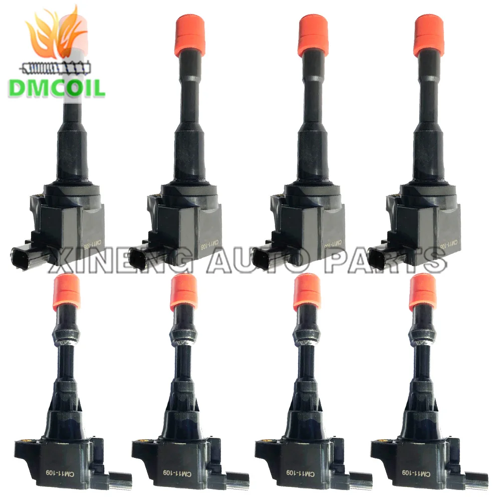 8 PCS IGNITION COIL WITHOUT RESISTANCE FOR HONDA CIVIC VII VIII FIT ARIA FIT II JAZZ CITY 1.2L 1.3L CM11108 30520PWA003 CM11109