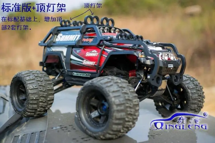 QL Nylon-Überrollkäfig mit Wheelie Bar für 1/10 Traxxas Summit, passend für Originalgehäuse