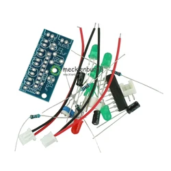 1Set Elektronika KA2284 DIY Kits Audio Level Indicator Suite Trousse Electronic Parts 5mm RED Green LED Level Indicating 3.5-12V