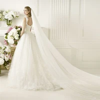 Velo de novia de tul extra ancho de 1 capa, velo de novia hasta la catedral con peine en blanco, blanco roto, champán