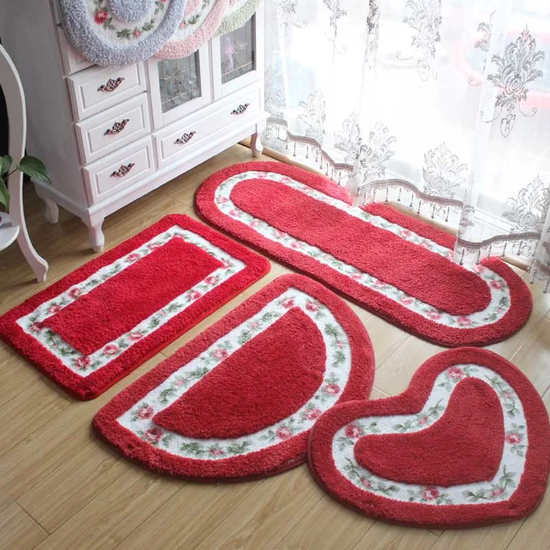 Pastoral Floor Carpet for Living Room, Bedroom Carpet, Area Rug, Anti-slip Floor Mat, Bathroom Carpet, Kitchen Mat, Home Textile