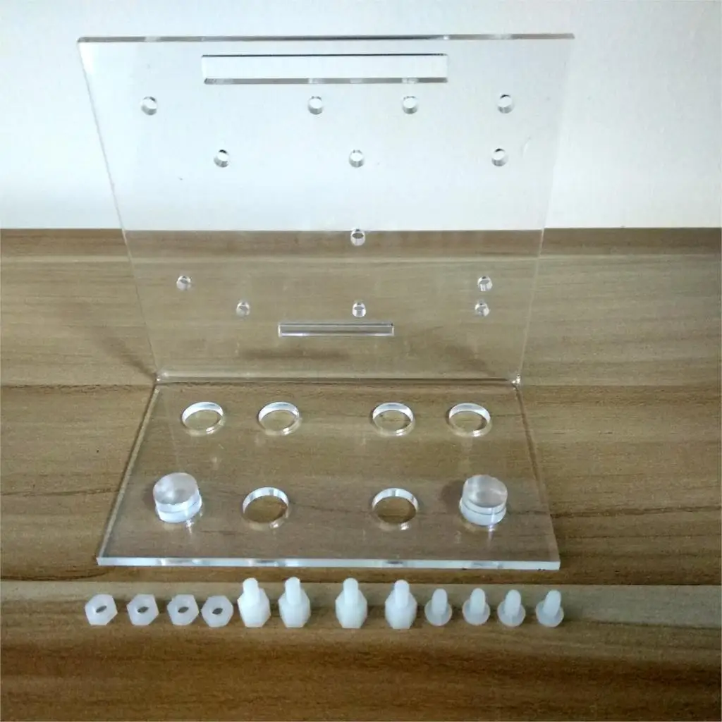 

For Development Board Display / LCD Universal Display DIY Acrylic Bracket Shell For 4.3~15 Inch