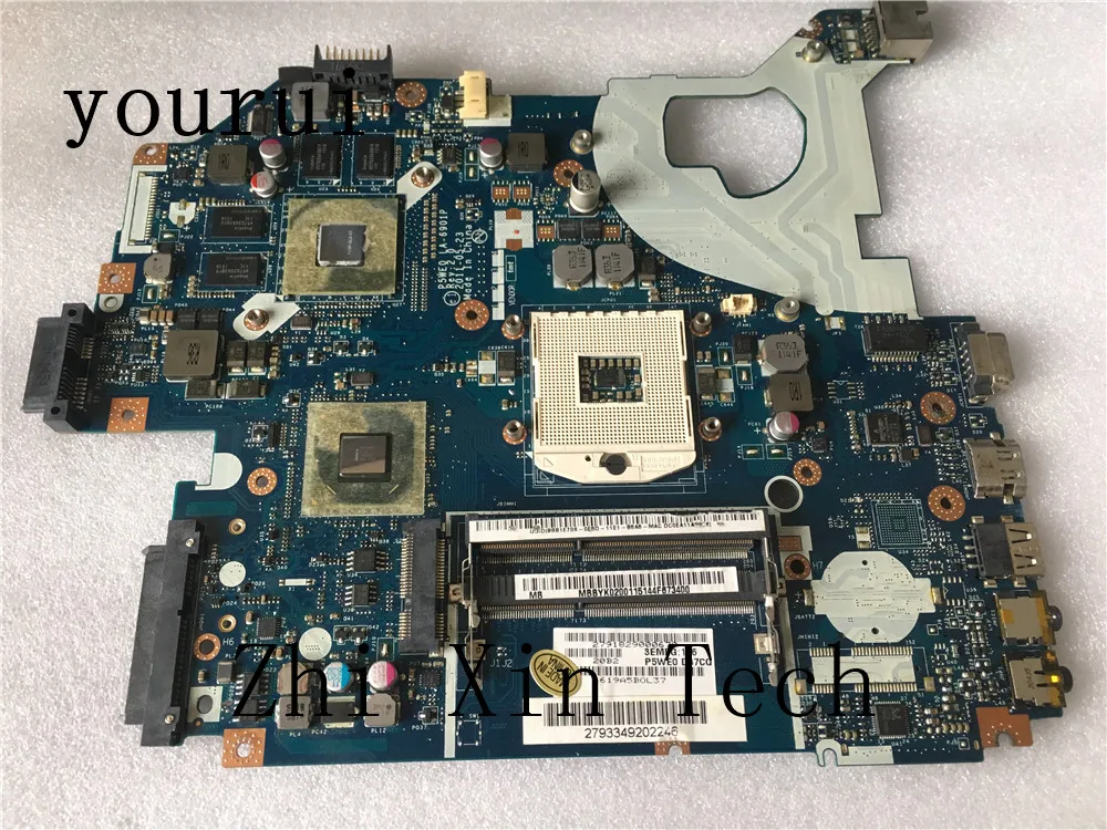 Four sourare P5WE0 LA-6901P MBBYK02001 MB.BYK02.001 Main board For Acer Aspire 5750 5750G Laptop Motherboard DDR3 Test ok 100%