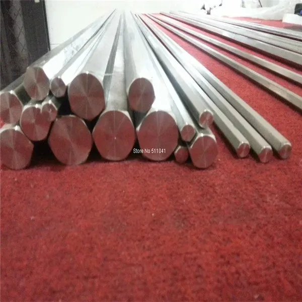 Gr1 Ti titanium hex bar Hexagonal rods grade1 hexagon bars SW17*17mm*500mm ,8pcs,free shipping