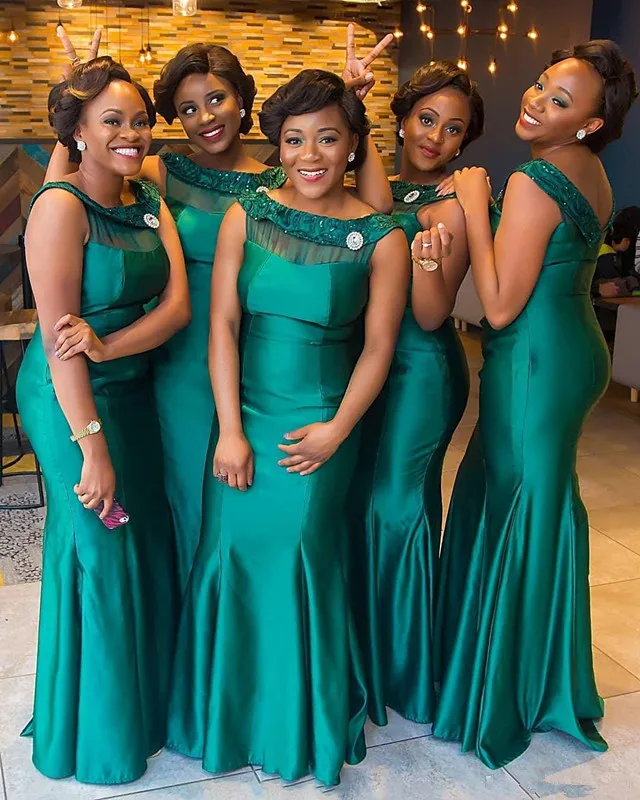 

South African Bridesmaid Dresses For Women Mermaid Off The Shoulder Long Cheap Under 50 Wedding Party Dresses