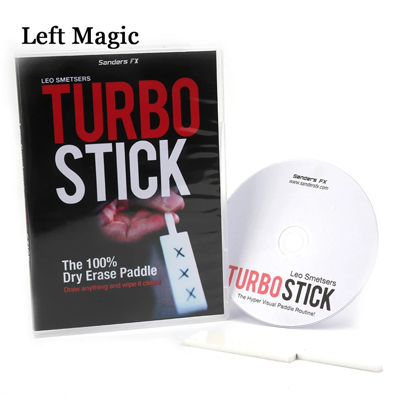 Turbo Stick (Gimmick+DVD) - Magic Tricks close-up street professional magic props for magician Accessories 82158