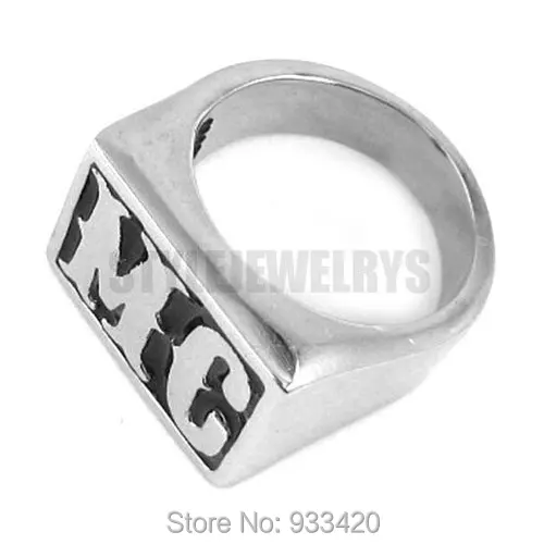 Wholesale Motorcycles MC Ring Stainless Steel Jewelry Punk Motor Biker Men Ring 257B