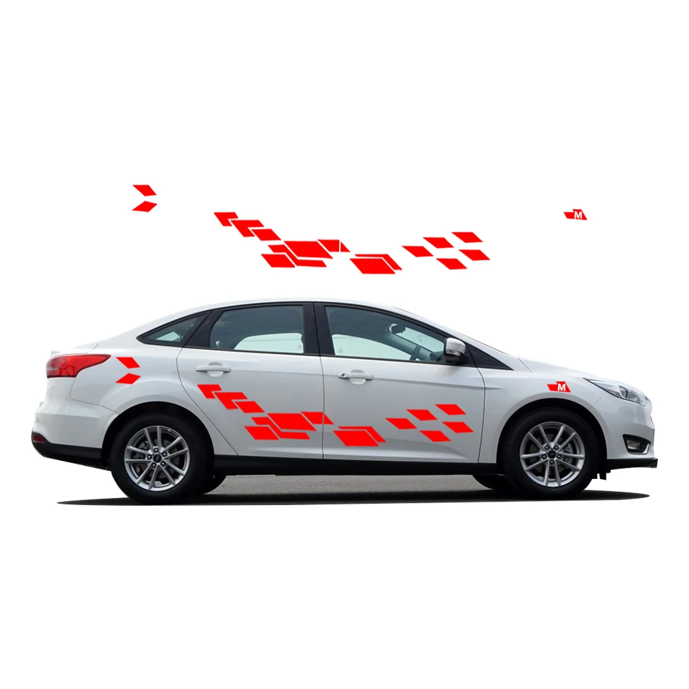 

Car Decals For Ford Focus 2017 New Personality Car Sticker Funny DIY Decal Sticker Car Styling 2 Color 2 Pcs Car Accessories