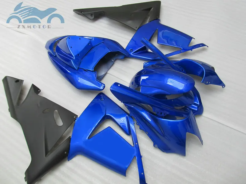 Custom your Motorcycle fairing kits for KAWASAKI Ninja ZX10R 2004 2005 ABS sports fairings kit 04 05 ZX 10R dark blue body parts