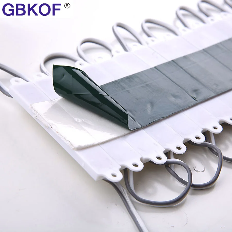 10PCS 5050 SMD 3LEDs LED Module White/Warm White Waterproof Light Advertising lamp DC 12V Wholesale