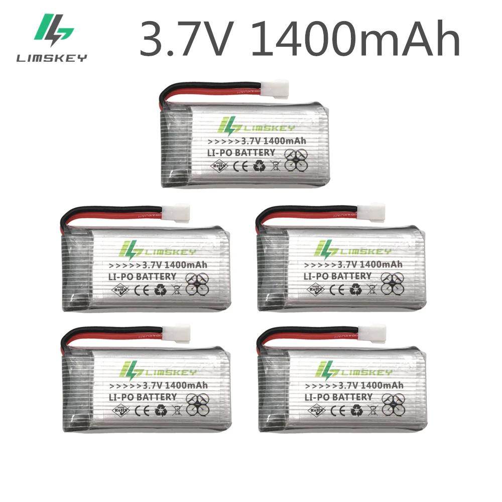 New Version 5PCS 3.7V 1400mAh LiPo Battery for SYMA X5SW X5SC X5 X5C  battery Drone 3.7 V 1400 mah Lipo