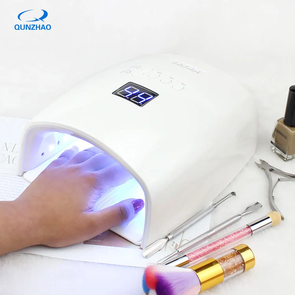 

Uv Led Lamp For Nails With Battery Apparatus For Manicure 48W Polisher Machine For Curing All Gel Polish Light Thrapy Lamp Nails