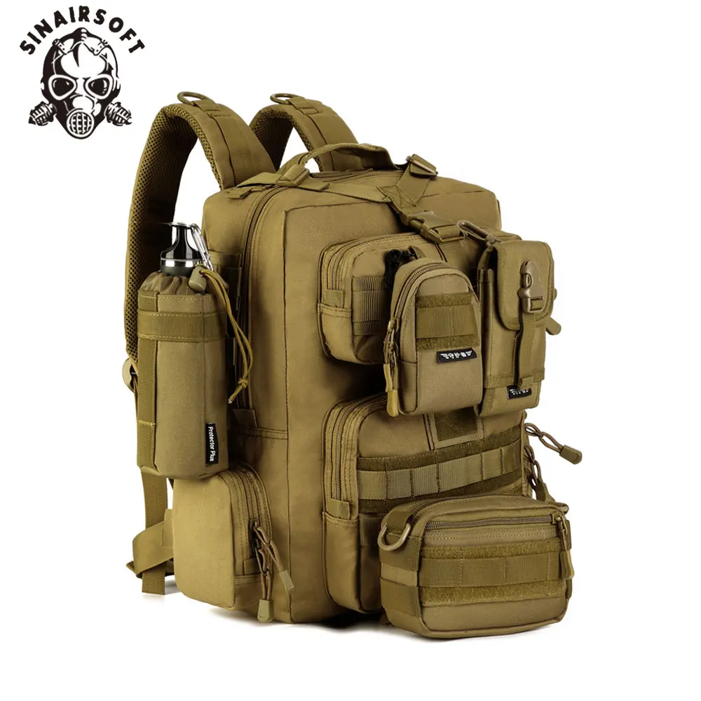 Imagem -04 - Sinairsoft-mochila Tática para Acampar Laptop de 14 Polegadas 30l para Viagens Escalada Caça Caminhadas