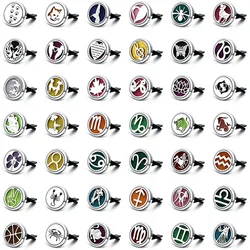 42 Designs Car Aromatherapy Jewelry Diffuser Stainless Steel Vent Clip Essential Oil Perfume Locket Aroma Interior Decor Gift