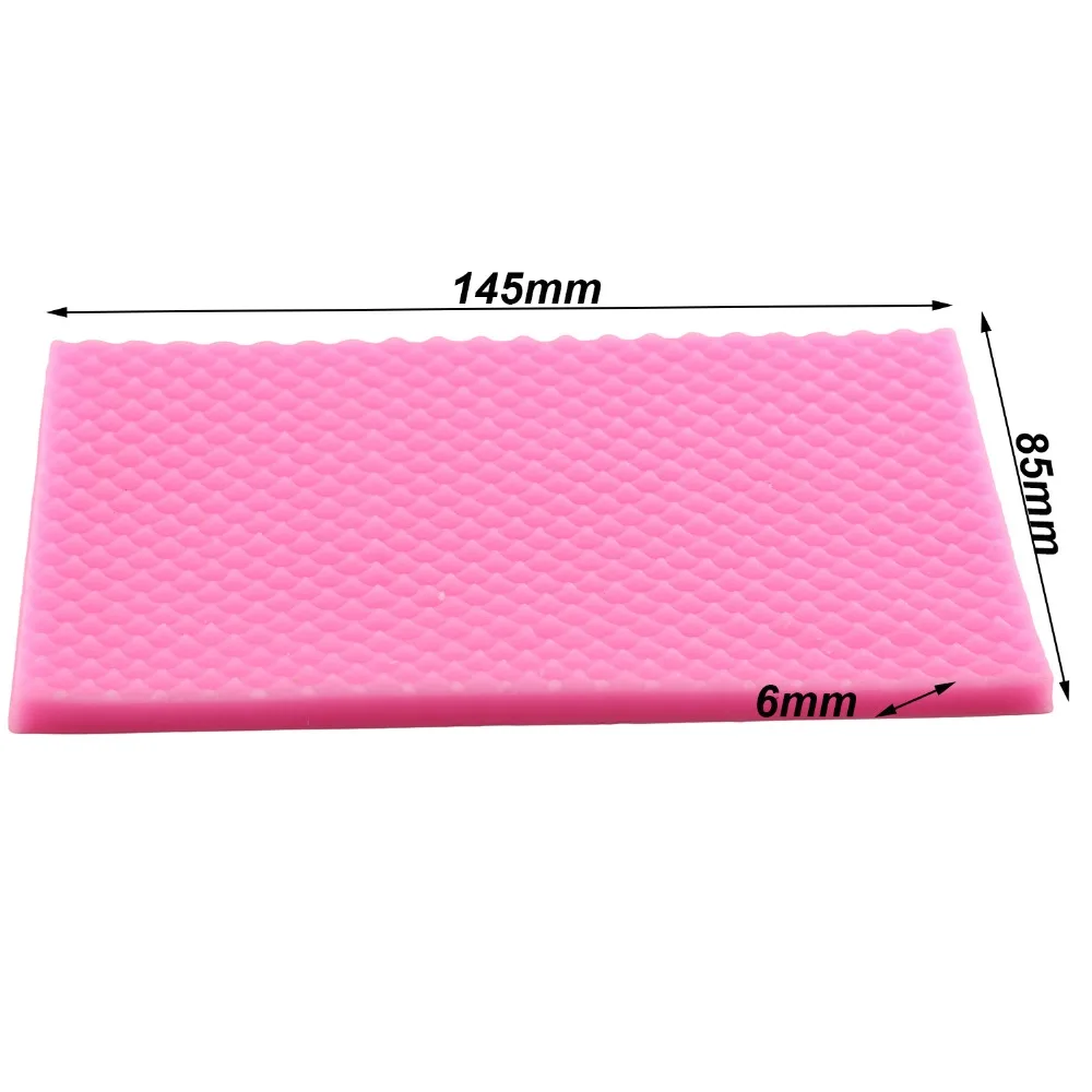 Lace Mat Mermaid Fish Scale Silicone Mold DIY Fondant Embosser Snake Texture Cake Mold Cake Decoration Chocolate Gumpaste Mould