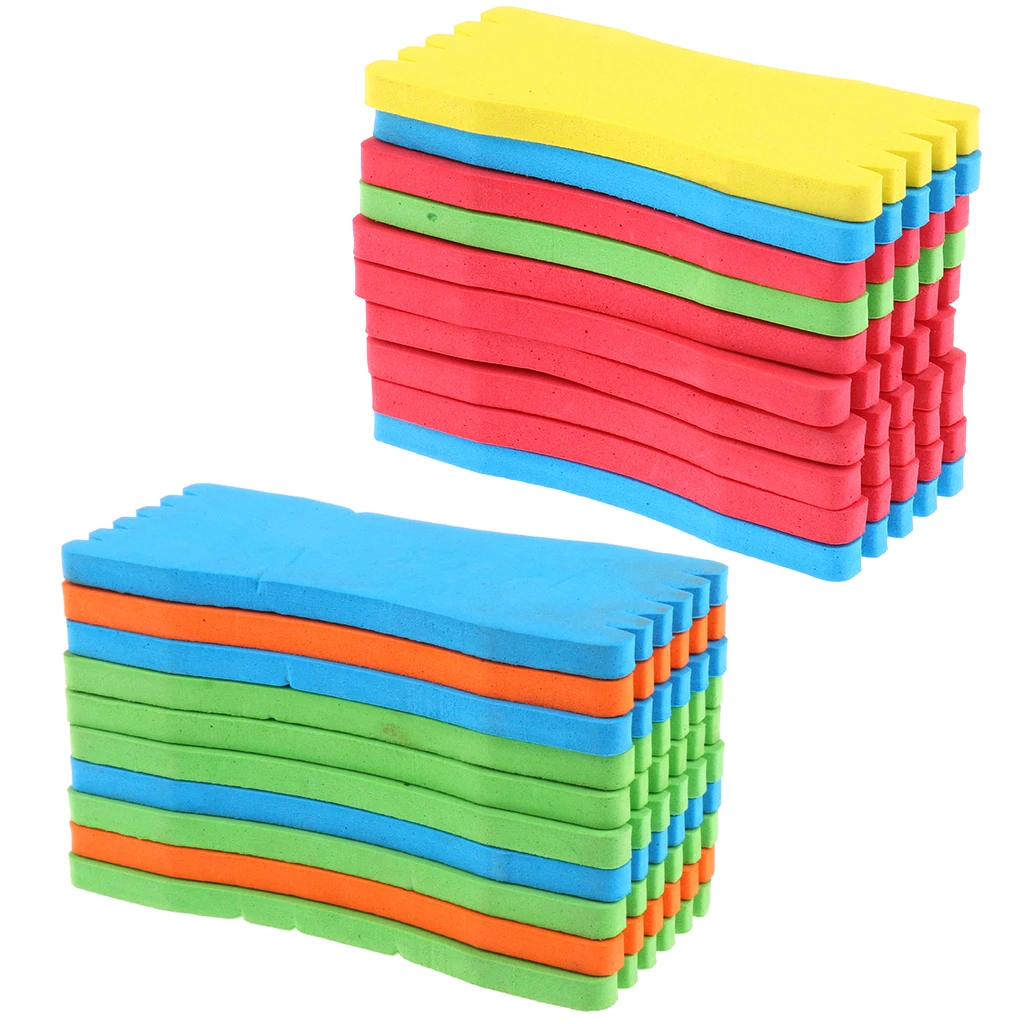 20pcs Foam Boards Fishing Rigs Winders Floating & Quick- Fishing Line Winding Board Foam Fishing