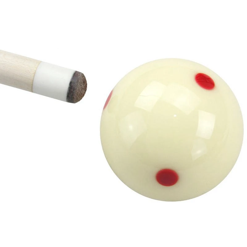 Cue Ball With 6 Red Dots Standard Pool-Billiard White Cue Training Ball White Billiard Ball