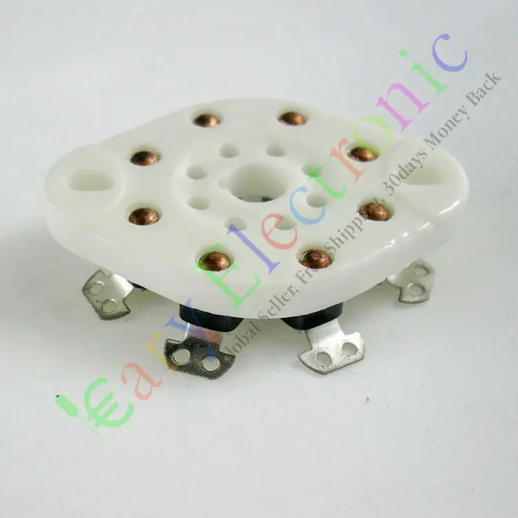 

Wholesale and retail 20pc 8pin Ceramic vacuum tube sockets valve base Fr KT88 EL34 6550 6SN7 audio amp free shipping