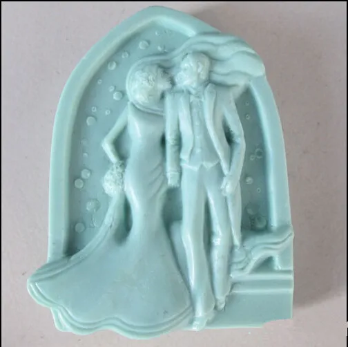 

church wedding Modelling soap mold fondant Cake decoration mold Handmade soap mold wholesale figureSoap mold No.:si377