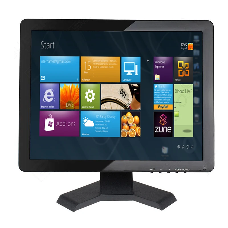 Touch Screen Monitor 19 Inch 10 Points Capacitive Desktop with AV/BNC/VGA/HDMI/USB Interface for Computer