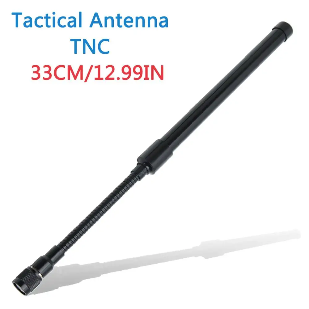 TNC المزدوج الفرقة 144/430 ميجا هرتز طوي Gooseneck التكتيكية هوائي ل لاسلكي تخاطب كينوود TK-388 هاريس AN/PRC-152 AN/PRC-148 ماران #1