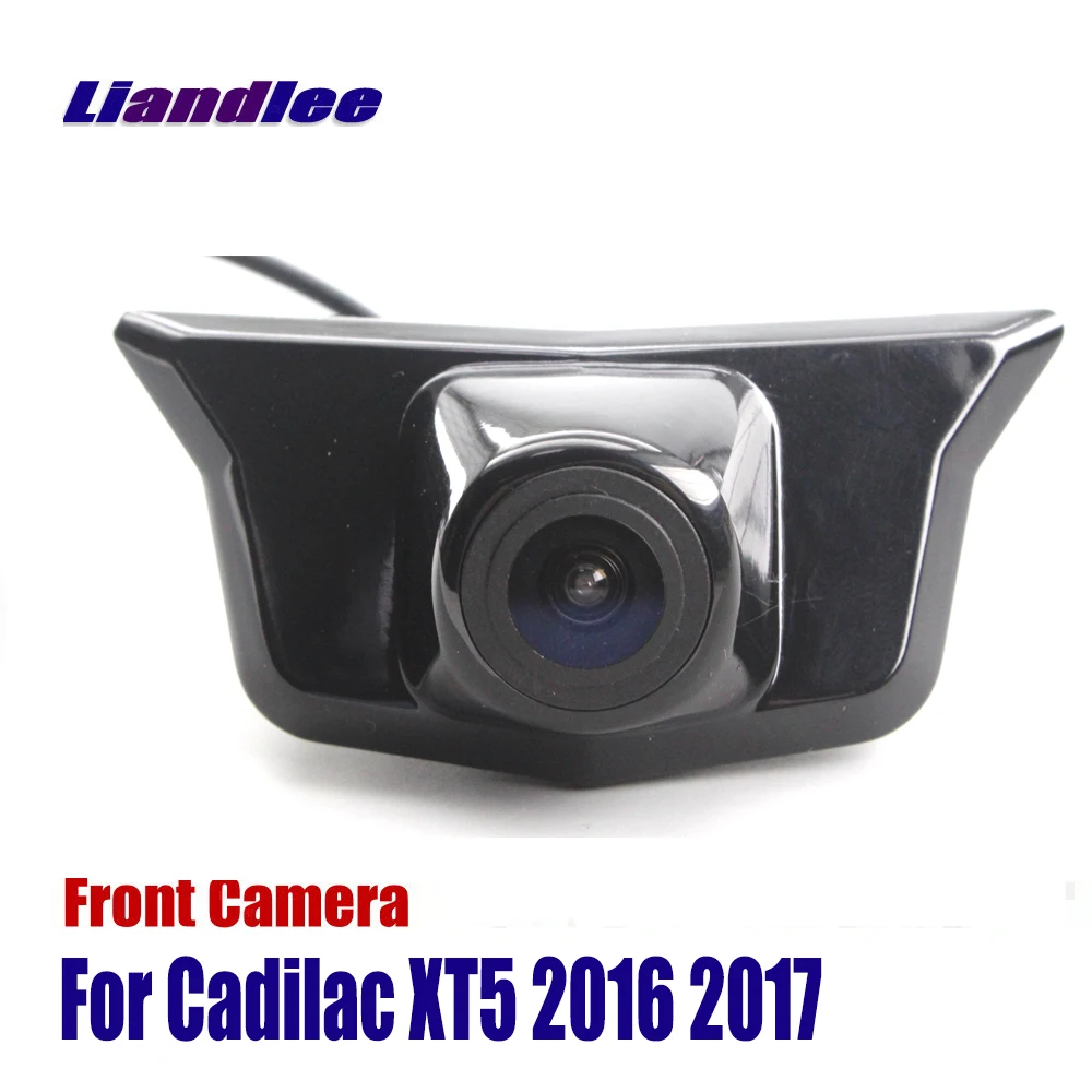 Car Front View Camera For Cadilac XT5 2016 2017 Not Reverse Rear Parking CAM Full HD CCD Cigarette Lighter Switch Accessories