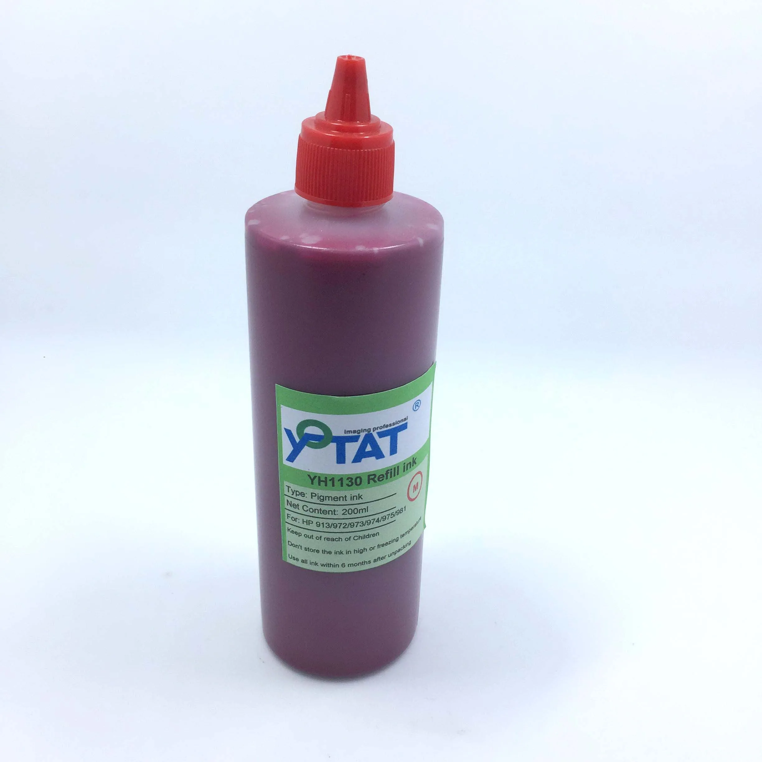 YOTAT 200ml/bottle Pigment ink for HP 913 HP 972 HP 973 HP 974 HP 975 HP 981 ink cartridge or CISS