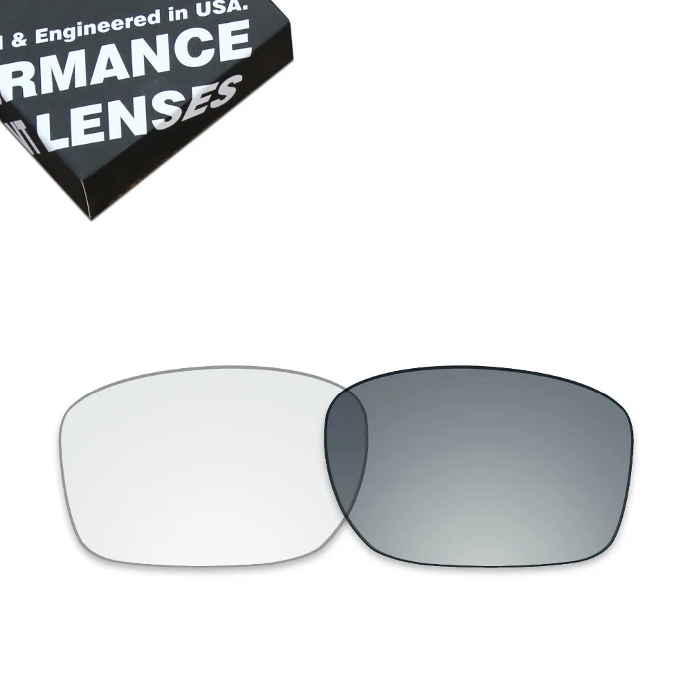 

Millerswap Replacement Lenses for Oakley Sliver Sunglasses Photochromic Clear/Grey (Lens Only)