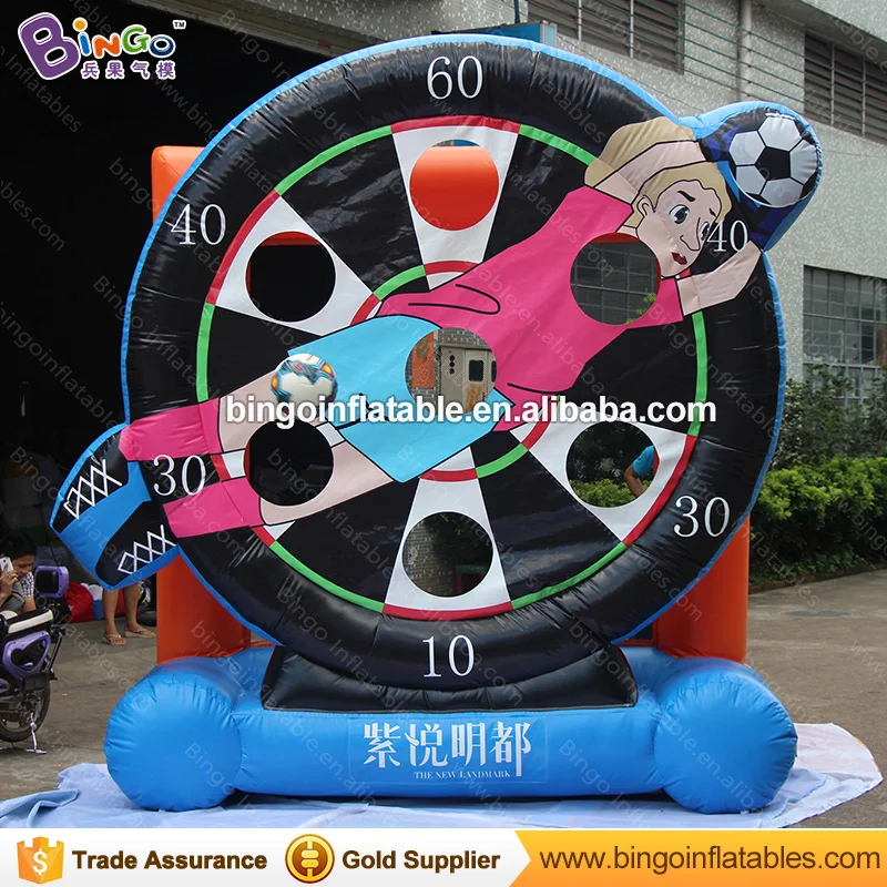 

Hot sale Inflatable Football Game 3M*3M*1M Inflatable Kid Football Goal for Football Shooting giant inflatable games